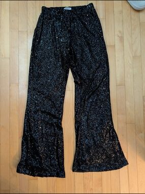 Bailey Sequin Wide Leg Pants